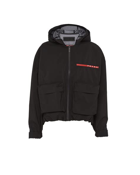 prada technical fabric cargo jacket